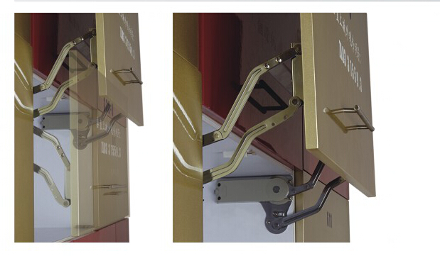 液壓垂直上翻支撐YS338效果圖