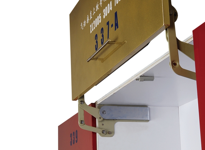 上翻垂直氣動支撐YS337-A效果圖